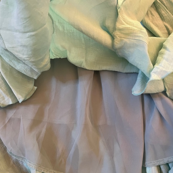 EUC adorable mint green summer mini dress size M - Picture 5 of 5